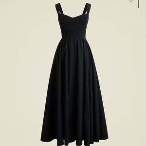 J. crew Sweetheart tank dress with poplin skirt